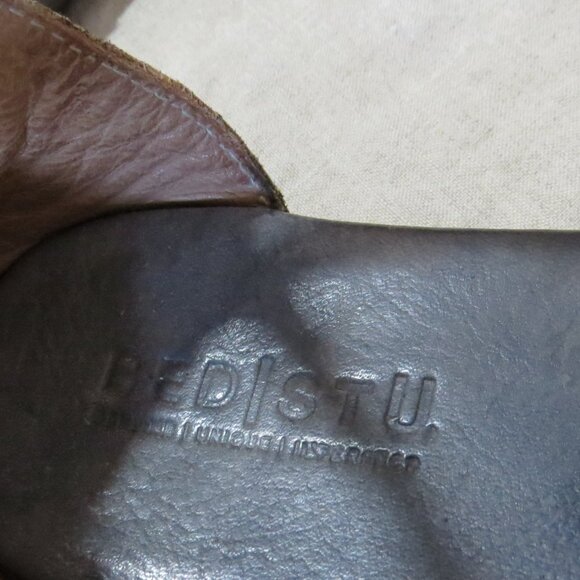 Bed Stu Bed|Stü Miya Leather Sandals - Size 9 - Pewter/Graphite Distressed - Picture 9 of 13